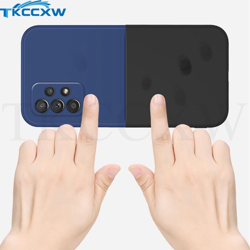 Ốp Lưng Màu Nhám Cho Điện Thoại Samsung Galaxy A23 A53 A73 M53 M33 M23