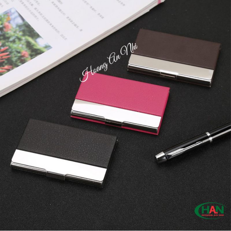 Ví card visit, ví đựng thẻ ATM chất liệu PU ngoại nhập lịch lãm M652