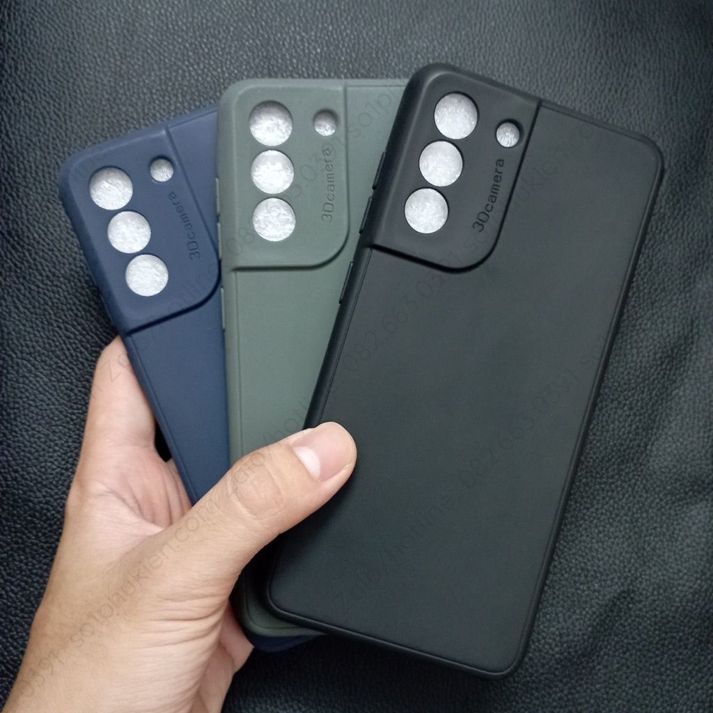Ốp lưng Samsung S21 FE loại dẻo đen TPU và loại chống bẩn, chống ố cao cấp bảo vệ camera bền đẹp