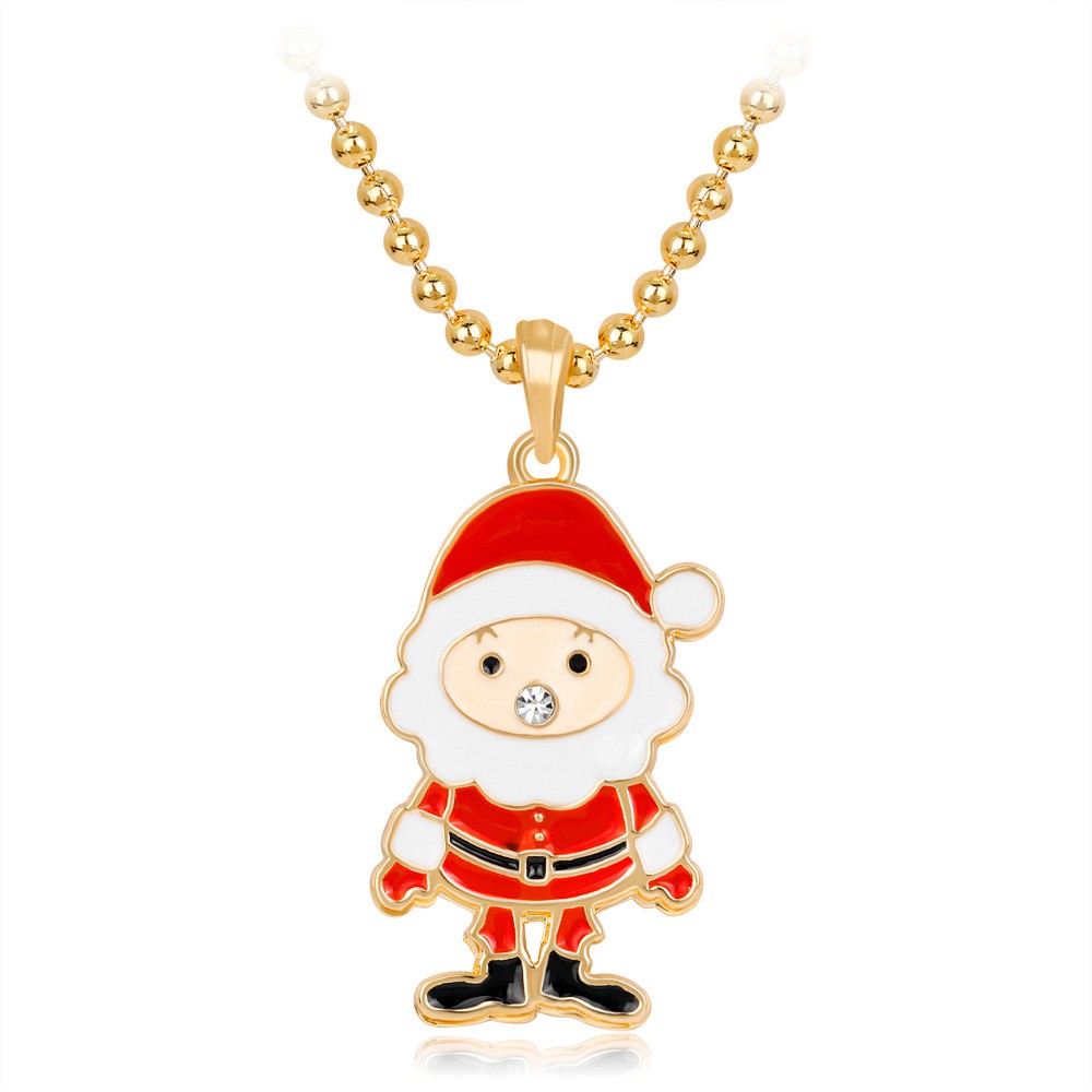 Dây chuyền Giáng sinh trang sức Noel Christmas hình ông già Noel, cây thông Noel, tuần lộc, người tuyết ...