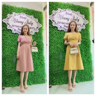 Đầm v38, đầm suông, đầm kẻ
