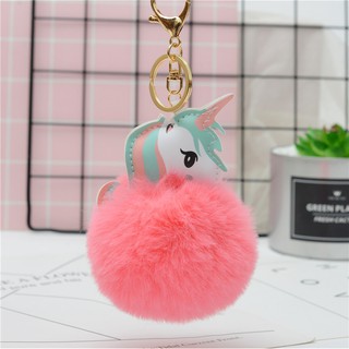 Móc khóa kỳ lân cục bông độc đáo