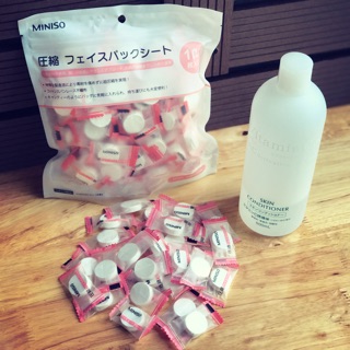 GIẤY NÉN MINISO (Để làm mặt nạ lotion)