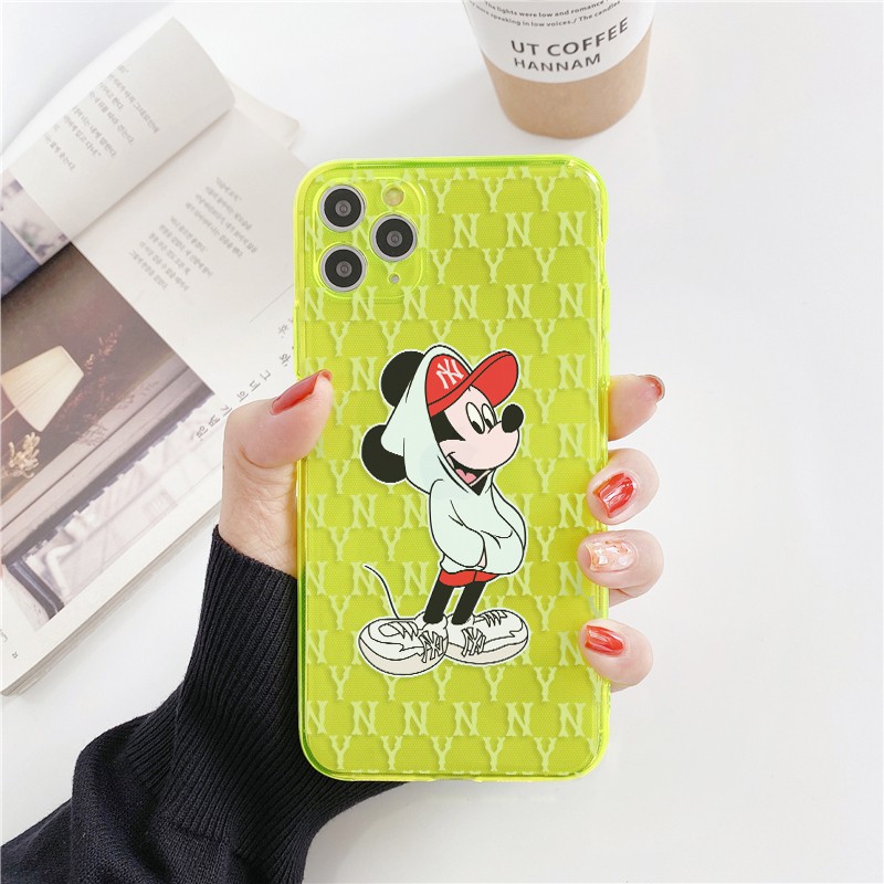Ốp lưng iphone Mickey neon dẻo mềm 5/5s/6/6plus/6s/6splus/7/7plus/8/8plus/x/xr/xs/11/12/pro/max/plus/promax | BigBuy360 - bigbuy360.vn