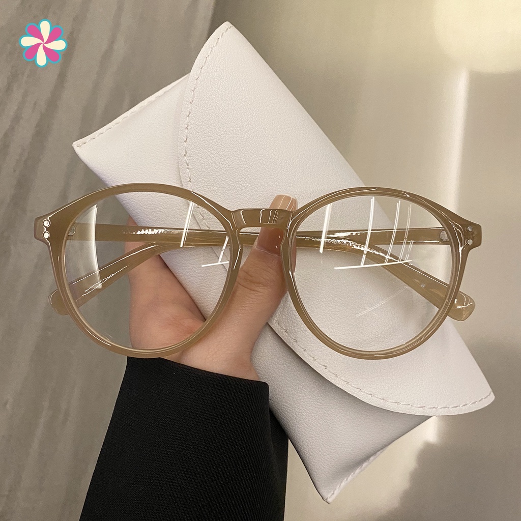 Mắt Kính Gọng Tròn Phong Cách Thời Trang Hàn Quốc Cho Nữ