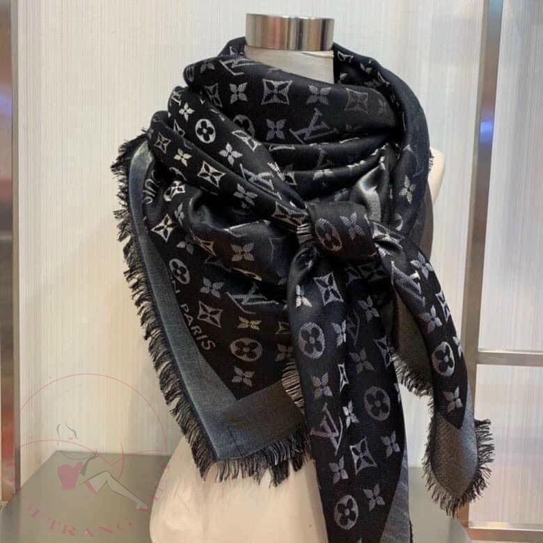 Khăn Choàng Đũi Lv Vuông 1.4m Mướt Mịn Và Sang Trọng Mẫu 2