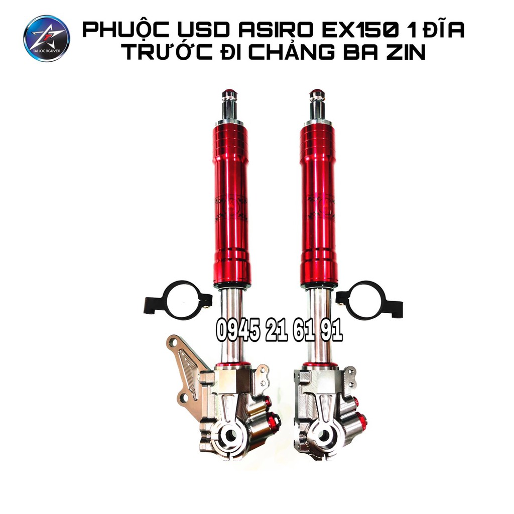 PHUỘC USD ASIRO EX150 1 ĐĨA TRƯỚC ĐI CHẲNG BÁ ZIN