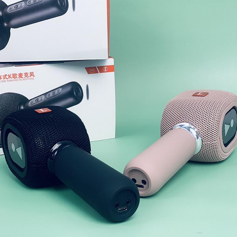 Micro Mic Hát Karaoke Kèm Loa KMC500 Bluetooth 5.0 [Mic.KMC500]