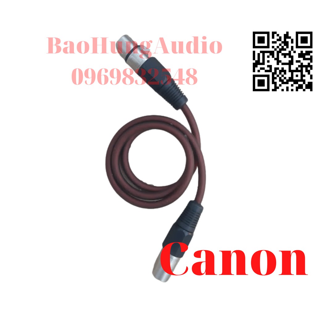 Dây canon đầu đực ra đầu cái hàng loại tốt giá 1 dây bảo hành 12 tháng.
