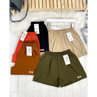 Quần short xước có khuy gấu