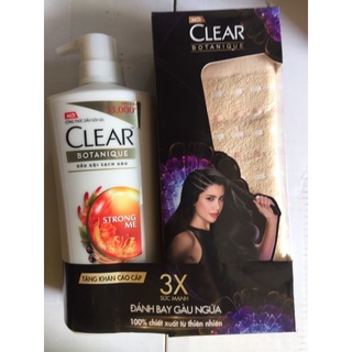 ❤️Dầu gội clear thảo dược kẹp khăn gội đầu cao cấp