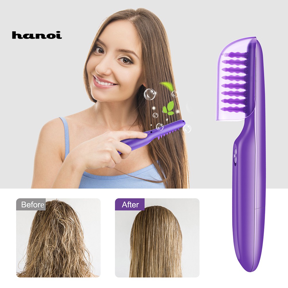Lược Điện Chải Tóc Ướt Và Khô Tiện Dụng