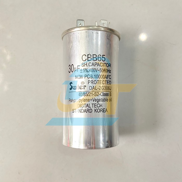 Tụ nhôm Saier (Korea) CBB65 30uF - 400V
