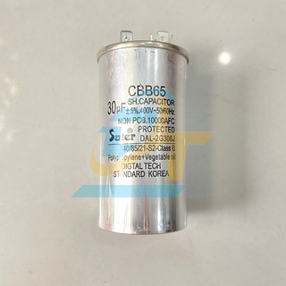 Tụ nhôm saier cbb65 30uf - 400v