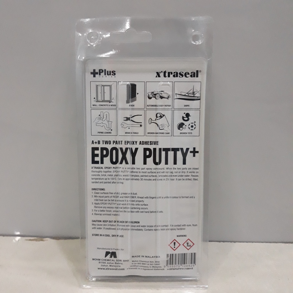 Keo đất sét siêu dính AB 100g, keo nhồi AB 100g, keo trám rò rỉ siêu dính AB 100g - X'TRASEAL - Hàng nhập Malaysia