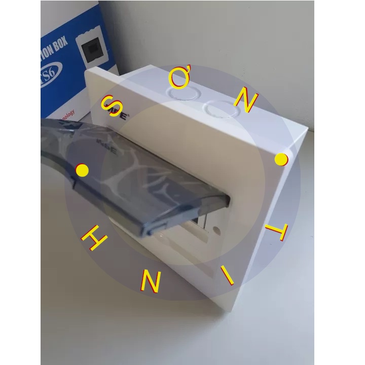 TỦ ĐIỆN ÂM TƯỜNG MPE CHỨA MCB TS-6