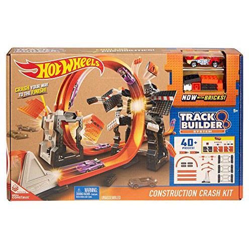 Bộ Hộp Đựng Phụ Kiện Lắp Ráp Đường Đua Xây Dựng Hotwheels Track Builder