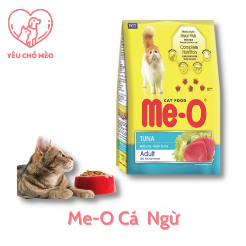 Thức Ăn Cho Mèo - Thức Ăn Hạt Cho Mèo Lớn Me-O 350gr  - Yêu Chó Mèo Pet Shop