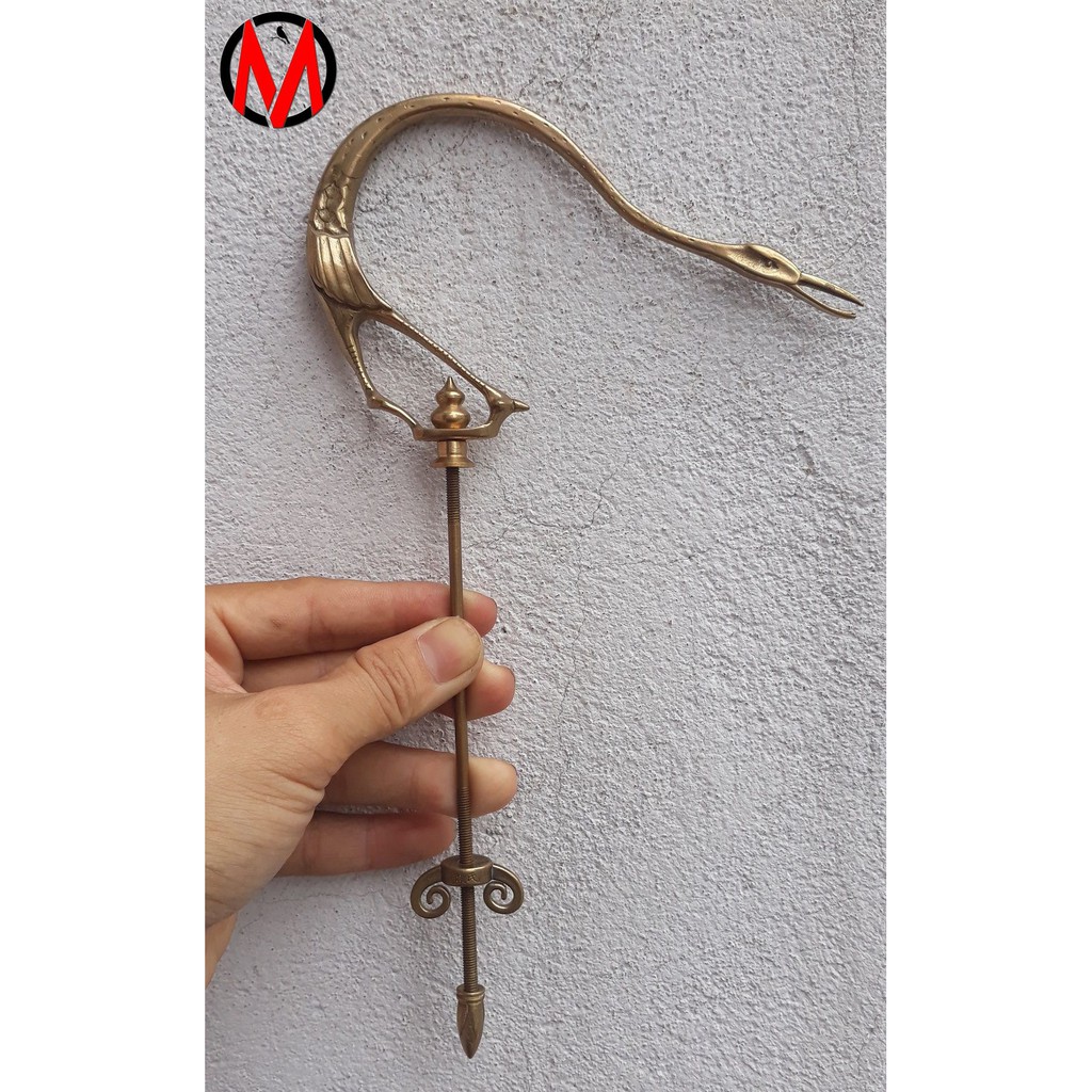 MÓC LỒNG CHIM HÌNH HẠC ĐỒNG THAU CAO CẤP