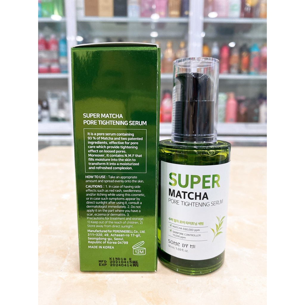 Tinh Chất Dưỡng Da Some By Mi Super Matcha Pore Tightening Serum Hàn Quốc 50ml