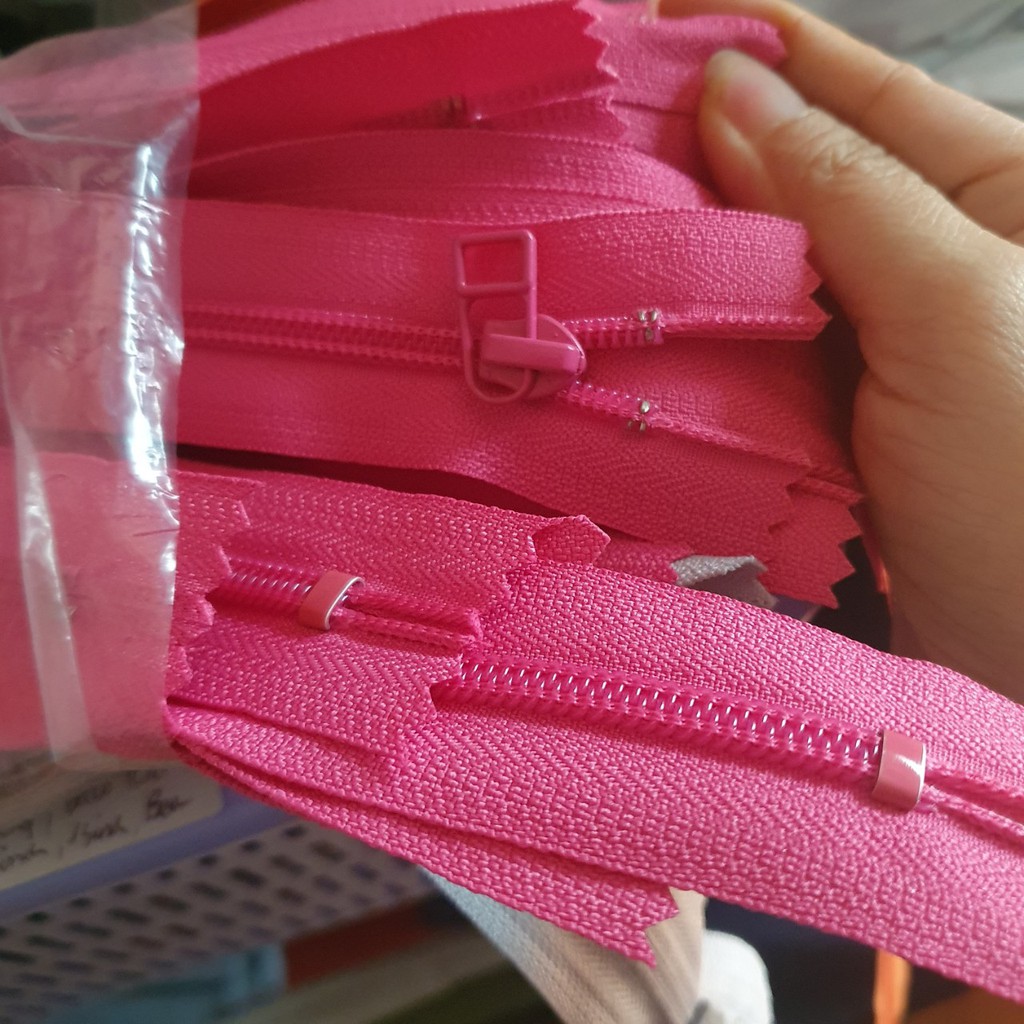 Size 25cm dây khóa kéo nhựa ykk răng 5