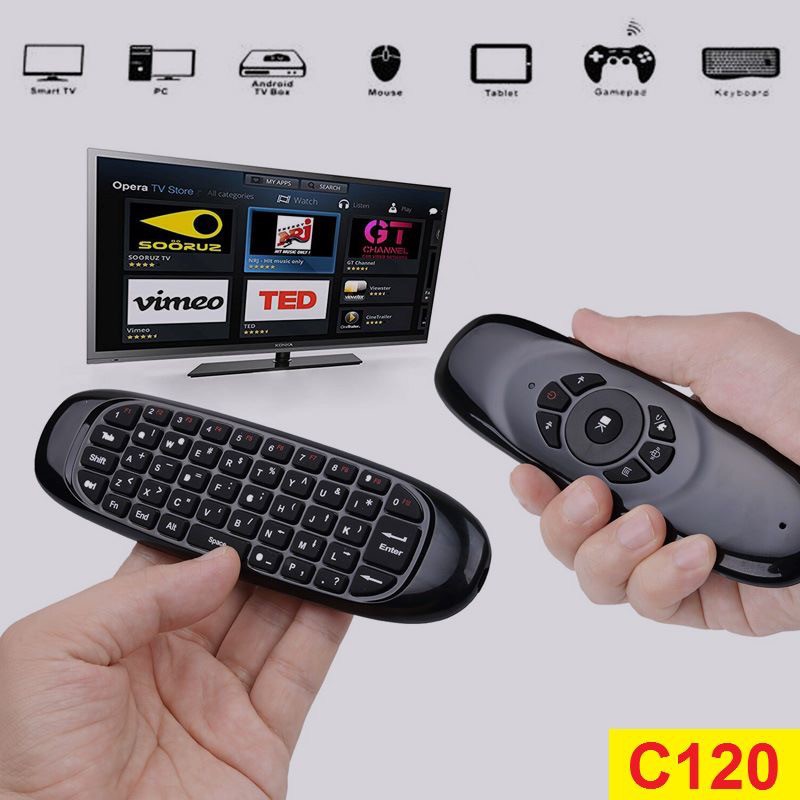 REMOTE CHUỘT BAY KIÊM BÀN PHÍM C120