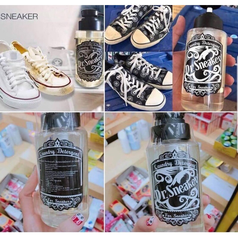 Chai Vệ Sinh Giày Hiệu DR.SNEAKER LAUNDRY DETERGENT Siêu Sạch Thái Lan