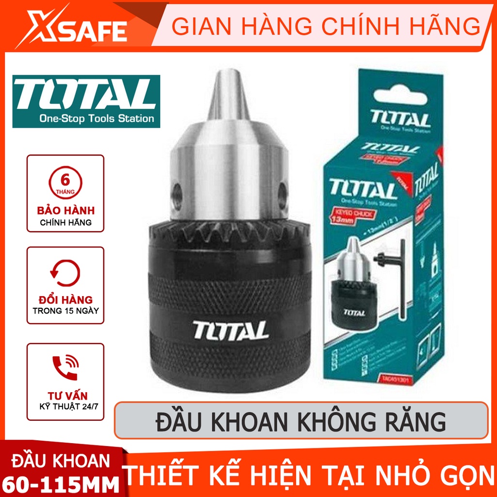 Đầu khoan  TOTAL năng khoan 1.0 - 20mm, đầu khoan 60-115mm -