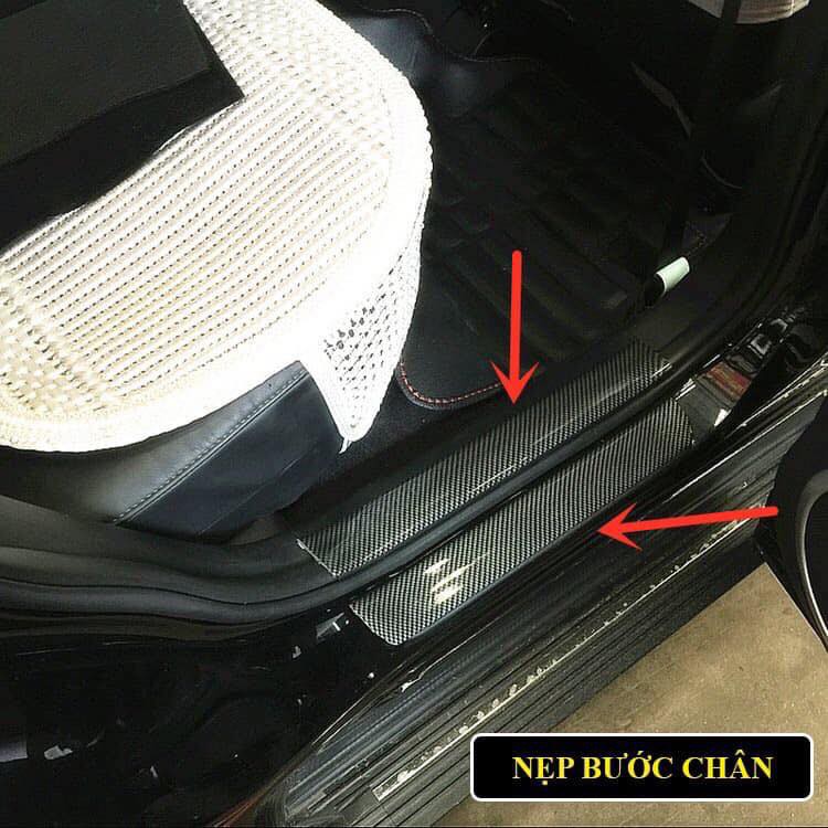 Miếng dán chống xước mạ cacbon cao cấp - Nẹp cacbon dán chống xước nhiều vị trí trên ô tô - Bình An Auto