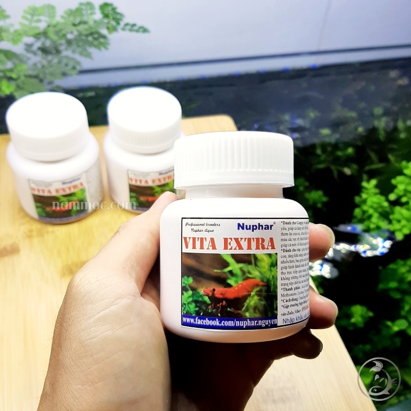Nuphar - VITA EXTRA | Chế Phẩm Bổ Sung Vitamin - Tăng Cường Sức Đề Kháng Dành Cho Cá Tép Cảnh