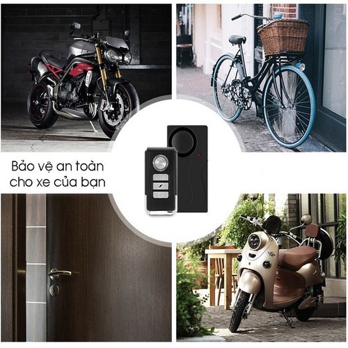 Báo động khi rung có REMOTE - Thiết bị báo rung chống trộm