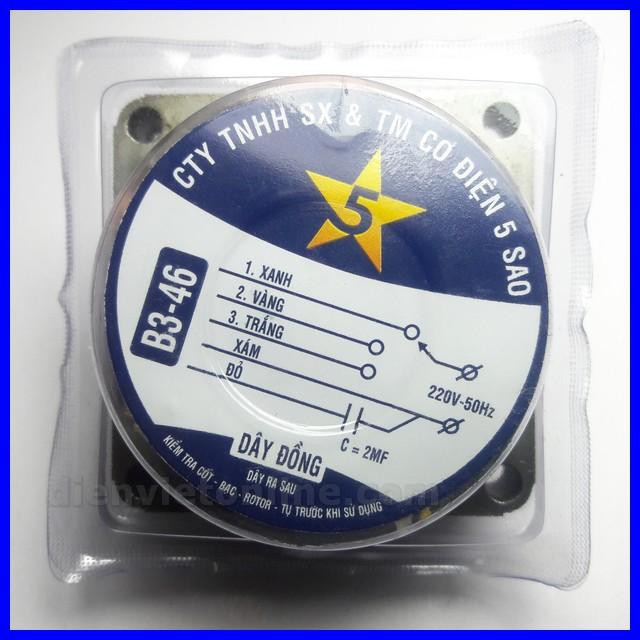 Cuộn dây quạt B3, lốc quạt B3-46 - Vuông- Đồng - Điện Việt
