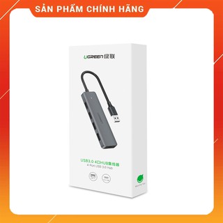Bộ chia USB 3.0 ra 4 Cổng Có Trợ Nguồn Phụ UGREEN 50985 - Hàng Chính Hãng