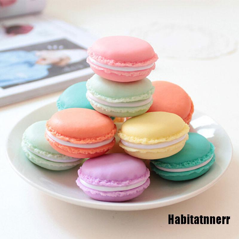 Hộp Đựng Trang Sức Mini Hình Bánh Macaron Màu Kẹo Xinh Xắn Thích Hợp Làm Quà Tặng Sinh Nhật