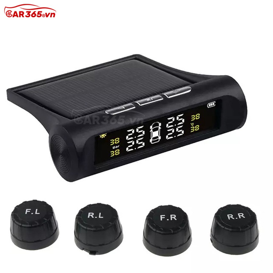 Cảm biến áp suất lốp ô tô xe hơi CAR365 TPMS Cao Cấp Van Ngoài | CHÍNH HÃNG | BH  24TH | 1 Đổi 1 365 Ngày!