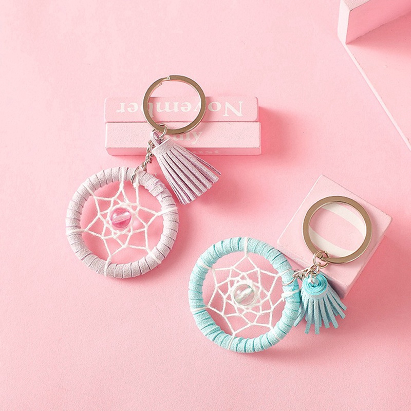 Móc Khóa Kim Loại Hình Dreamcatcher Xinh Xắn