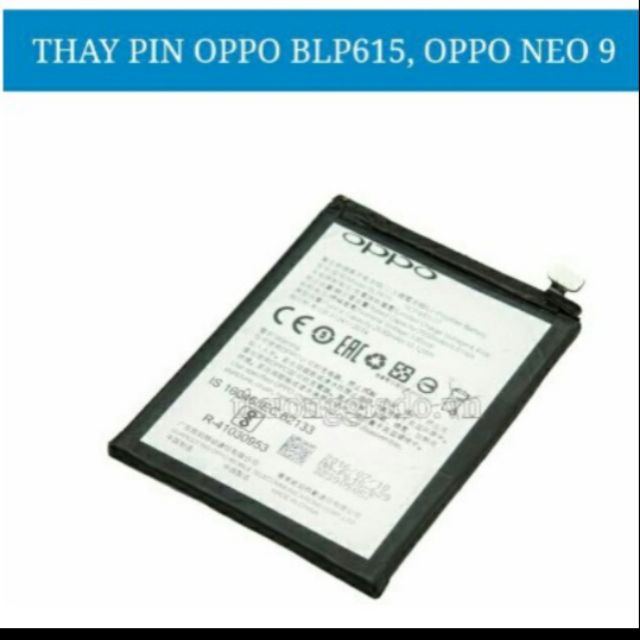 Pin oppo neo 9 ( oppo A37 ) BLP615 xịn bảo hành 6 tháng