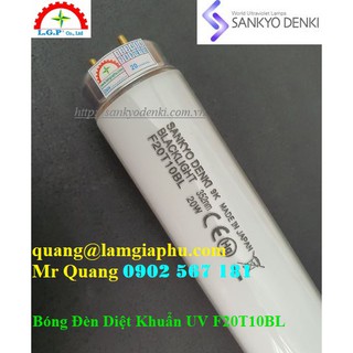 Đèn tia cực tím UVA Sankyo Denki F20T10BL - 20W, 60cm