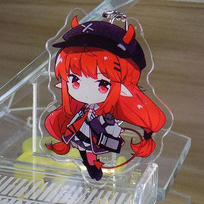 ( Mica trong acrylic) Móc khóa Arknights ver đứng 1 in hình anime chibi