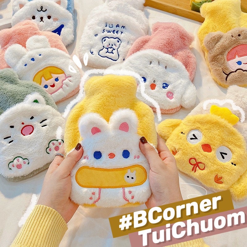 Túi Chườm Nóng Lạnh Vỏ Lông Hình Xinh Xắn - TUI1414