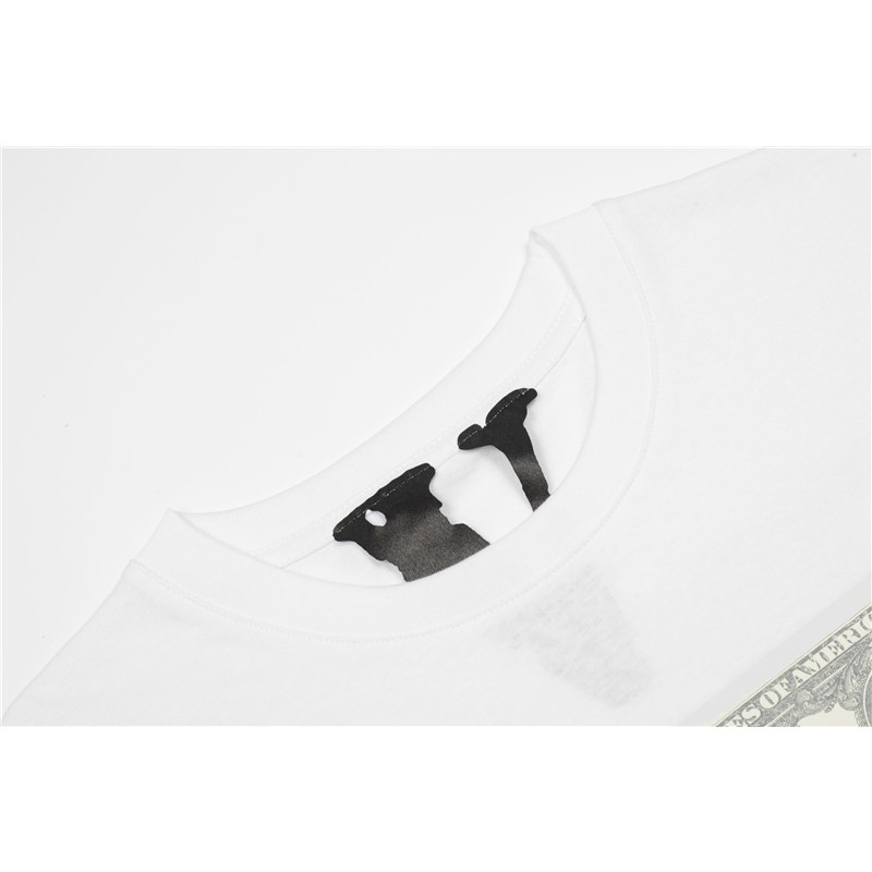 Áo Thun Cotton Tay Ngắn In Chữ VLONE Thời Trang Cổ Điển Cho Cặp Đôi