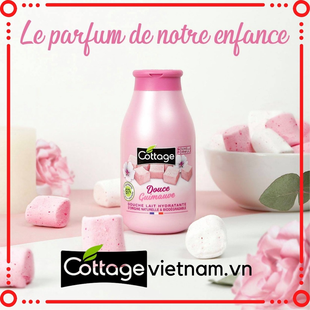 [Hương kẹo dẻo] -Sữa tắm Cottage của Pháp, phân phối chính hãng