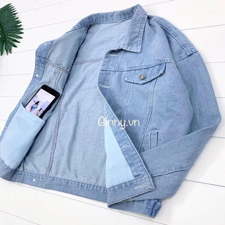 Miễn Phí Ship 30k Áo Khoác Chống Nắng Jean Basic Unisex Nam Nữ | Form Bigsize Thoải Mái | Chất Dày Dặn | Có Túi Trong