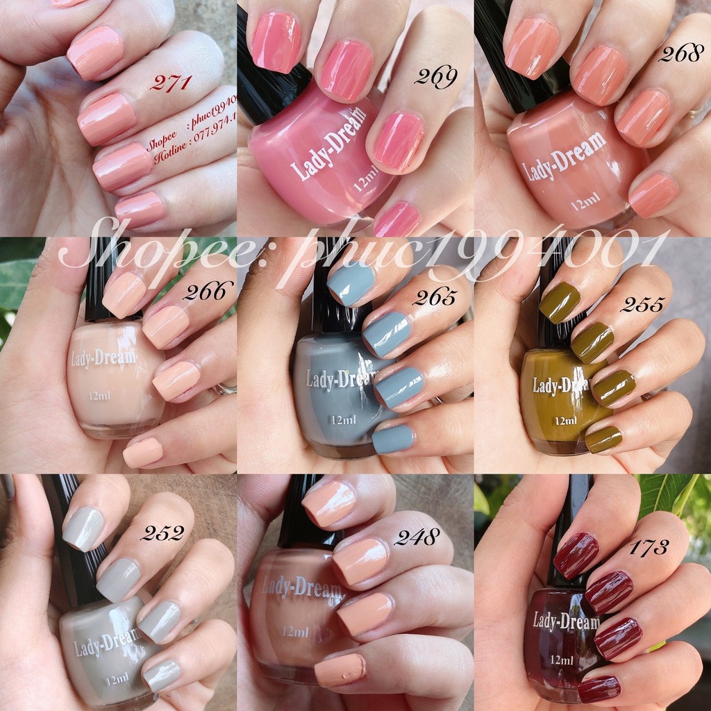 Sơn Móng Tay Lady Dream 12Ml (Sơn Thường)