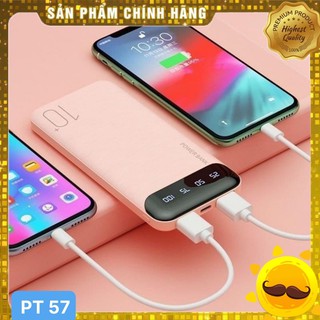 SẠC DỰ PHÒNG TÍCHCHỢP MÀN HÌNH LED DUNG LƯỢNG 10000MAH Remax WK-16