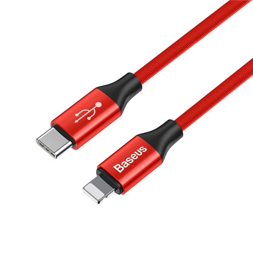 Dây cáp sạc USB Type C Lightning bằng dây bện dài 1m/2m tiện dụng cho iphone /máy tính bảng Apple