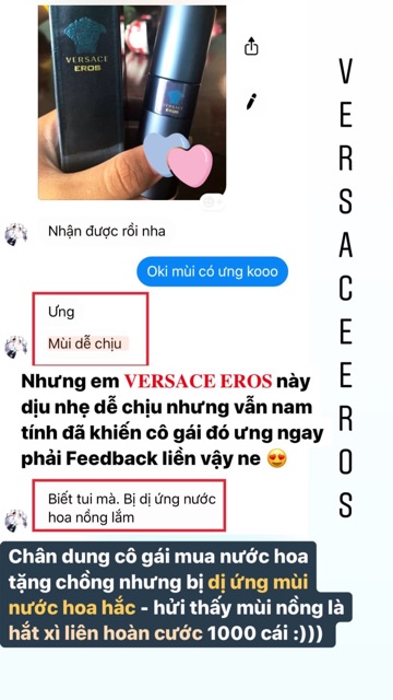 Nước Hoa mini 20ml VERSACE EROS (Nam) | BigBuy360 - bigbuy360.vn