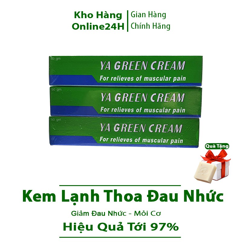 Kem lạnh thoa đau nhức xương khớp - bong gân - bệnh Gout - Green Cream