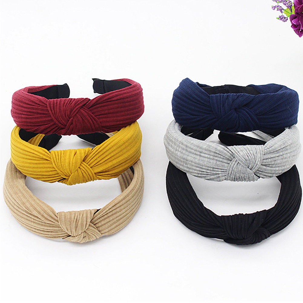 Băng Đô Vải Thắt Nơ Xinh Xắn Cho Nữ