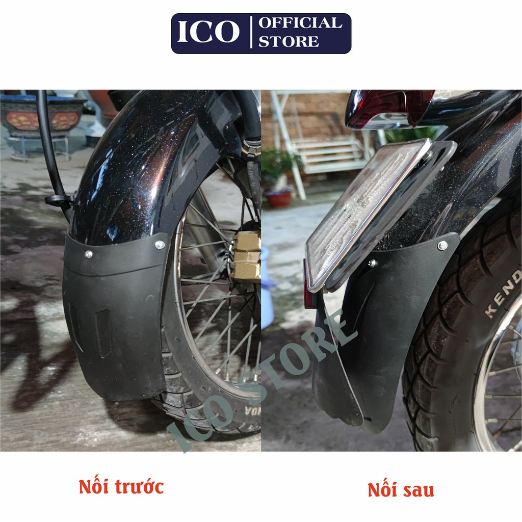 Combo Dè chắn bùn trước và sau Husky 125